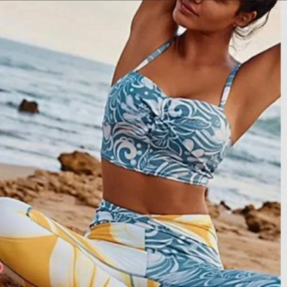 Free People Double Take Crop & Legging Matching Set